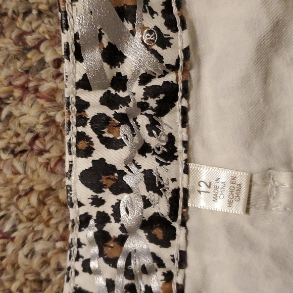 Seven7 High Rise Skinny Animal Print Denim Jeans Sz 12 - Picture 3 of 7